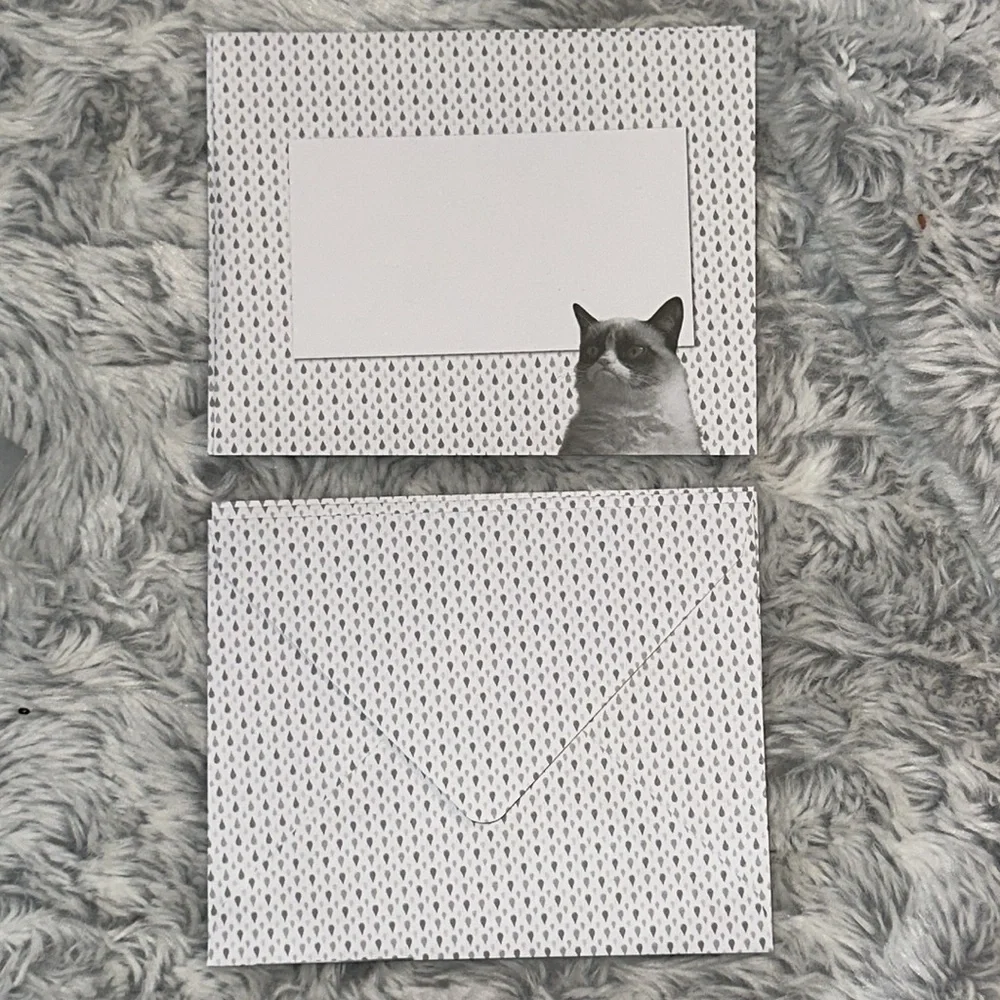 Grumpy Cat Blank Notecards‎
